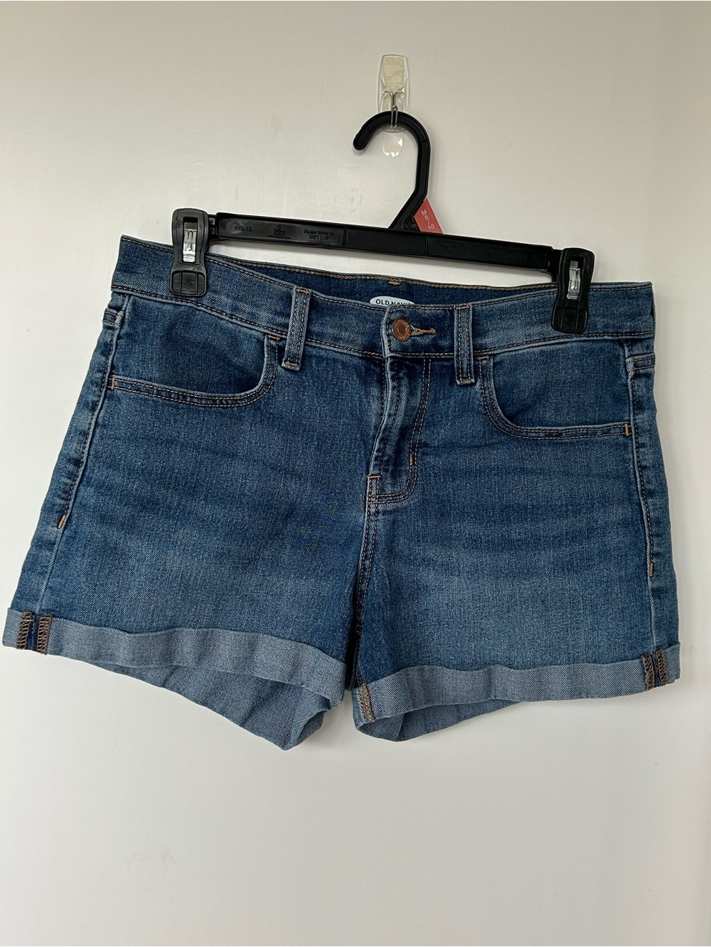Classic Blue Denim Roll-Cuff Women's Shorts Old Navy Size 4